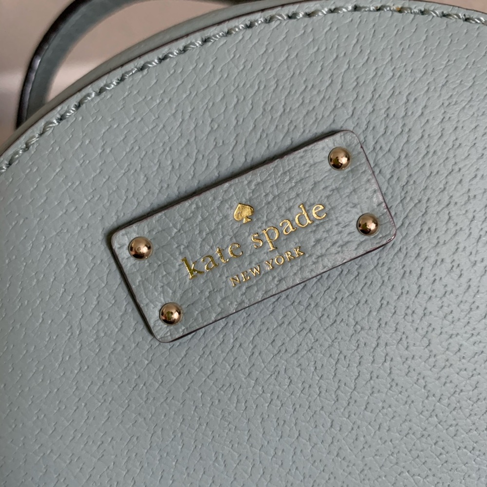Mini Light Blue Kate Spade Backpack - Picture 3 of 5